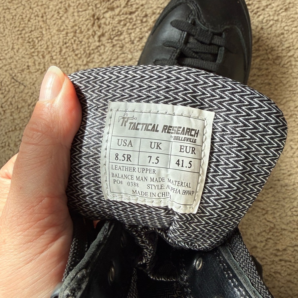Tactical research boots size 8.5 - work boots - Picture 5 of 6
